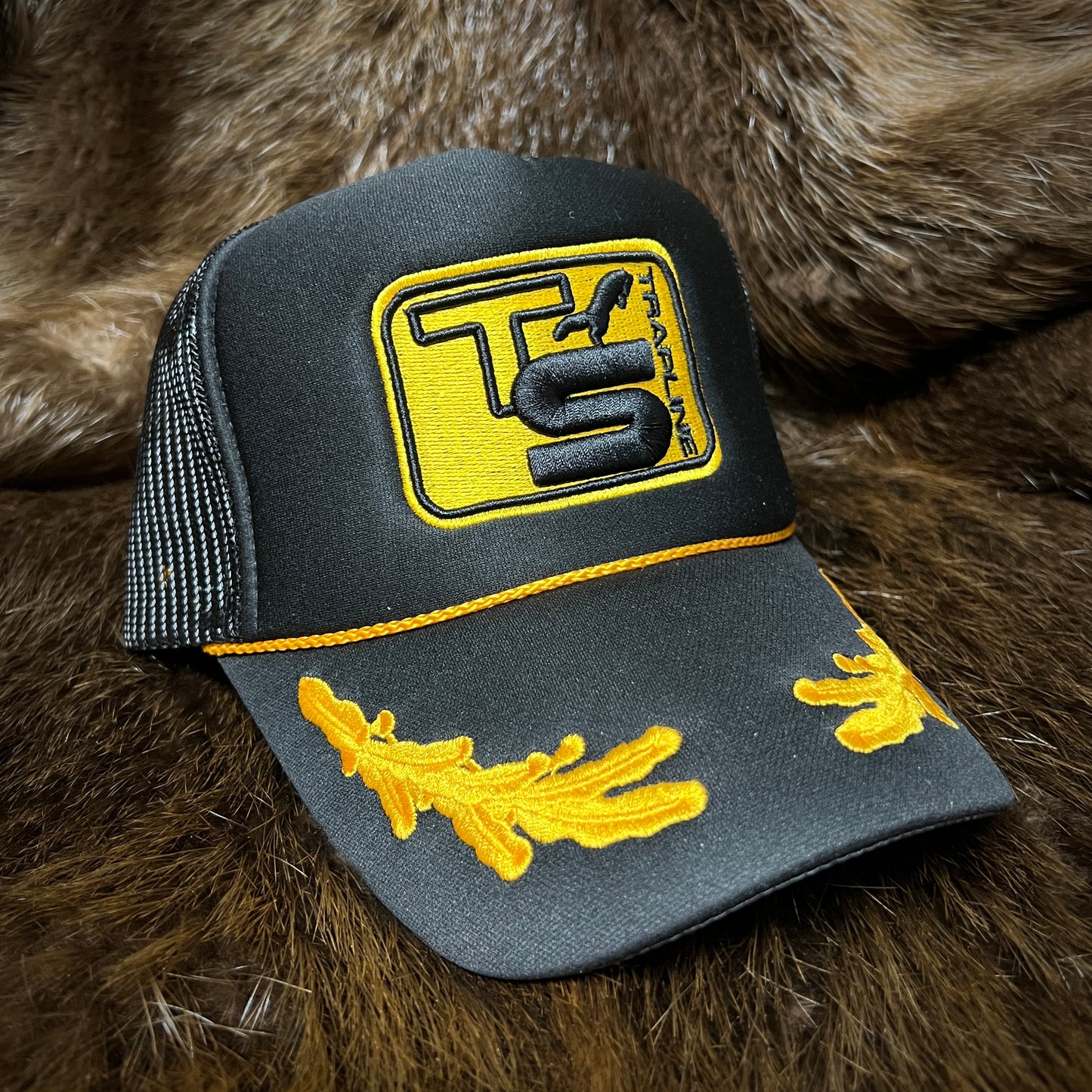 “Diesel Power” Foam Trucker w/ gold TS logo Black/Gold