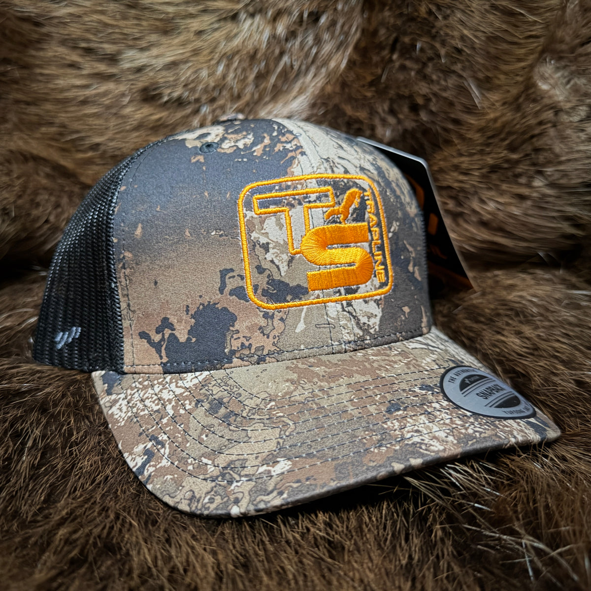 Veil Camo Mesh Back Trucker w/ TS logo