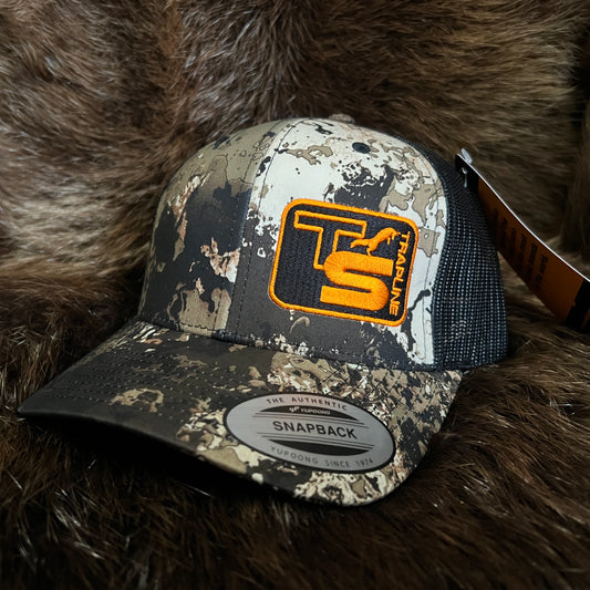Veil Camo Mesh Back Trucker w/ Left Panel TS logo