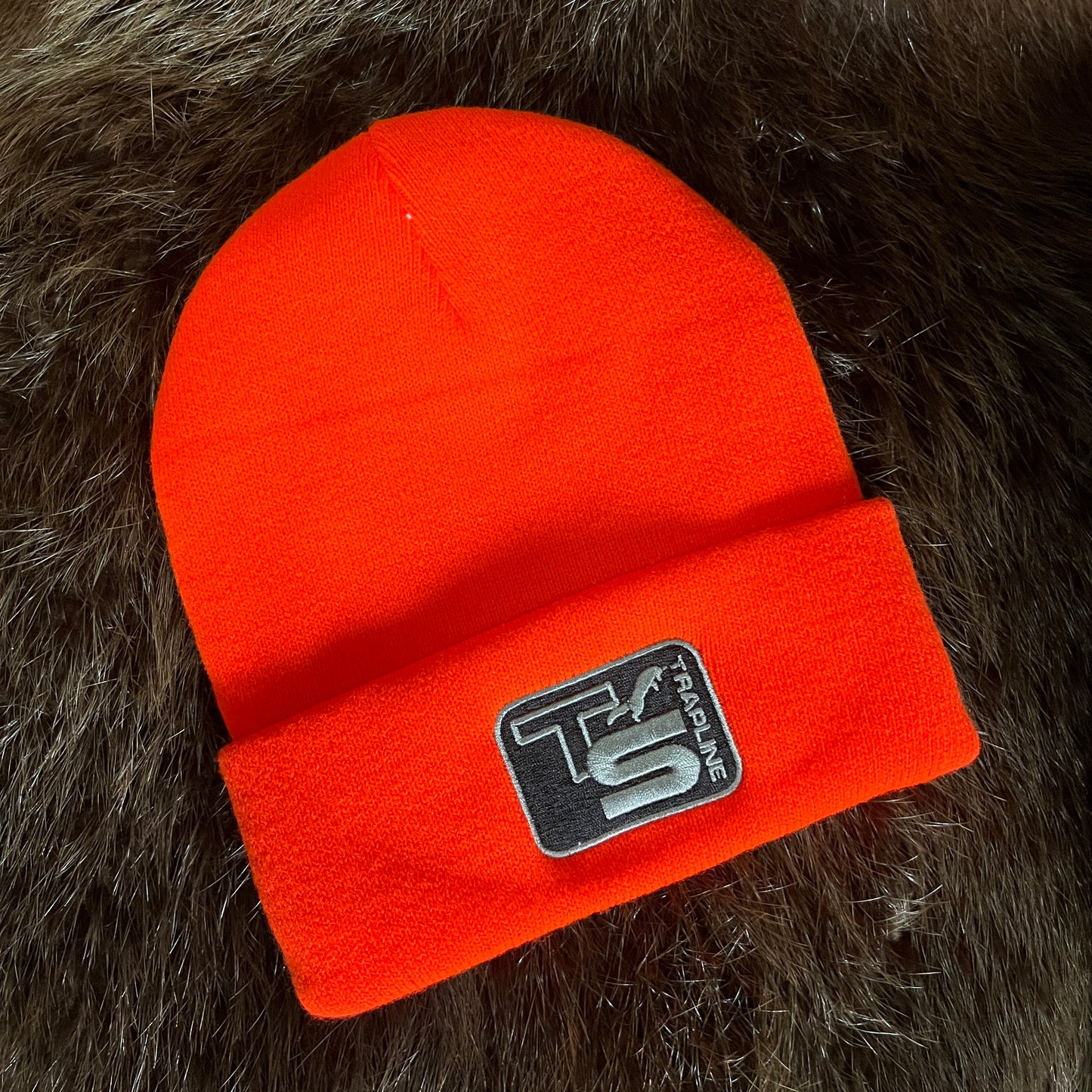 Fleece Lined Knit Cap (cuffed) w/ Embroidered TS Logo