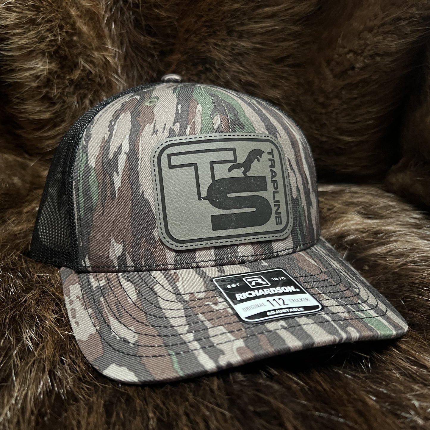 Realtree Original Richardson 112 Mesh Back Trucker Hat w/ Gray TS Logo Patch