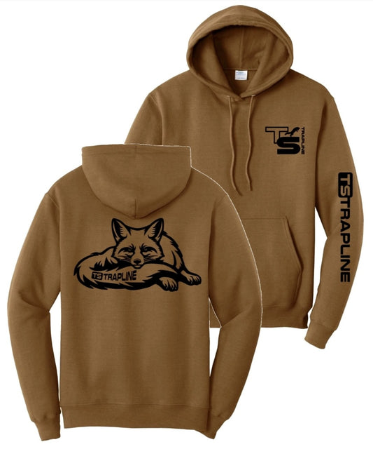 TS “Curled Fox” Duck Brown Hoodie