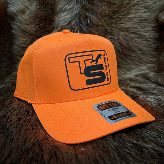 Blaze Orange Mid Profile Solid Back w/ TS Logo