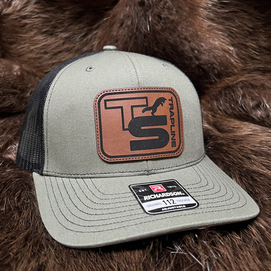 Richardson 112 Mesh Back Trucker Hat w/ Leather TS Logo Patch