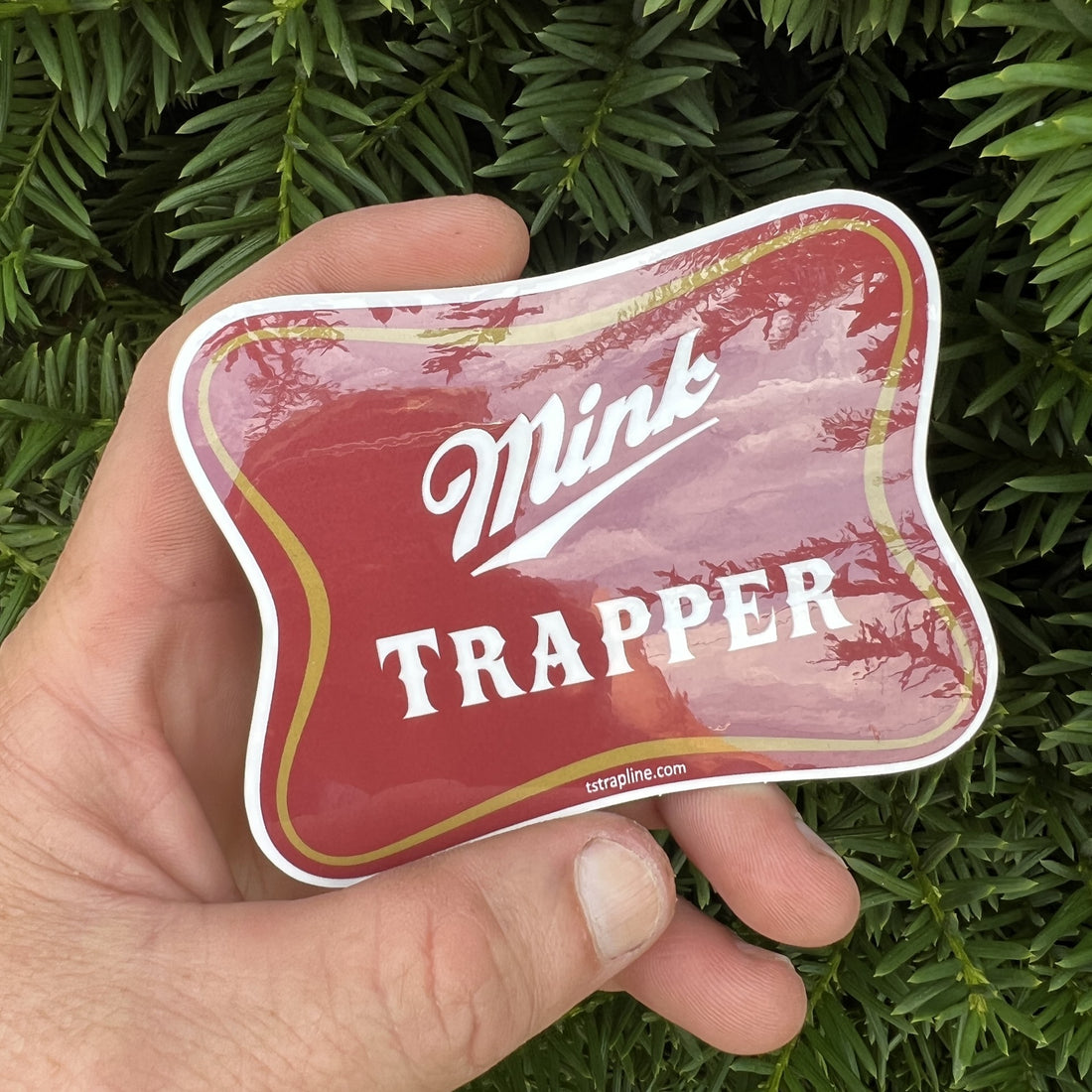 4” Mink Trapper Brew Decal – TS Trapline