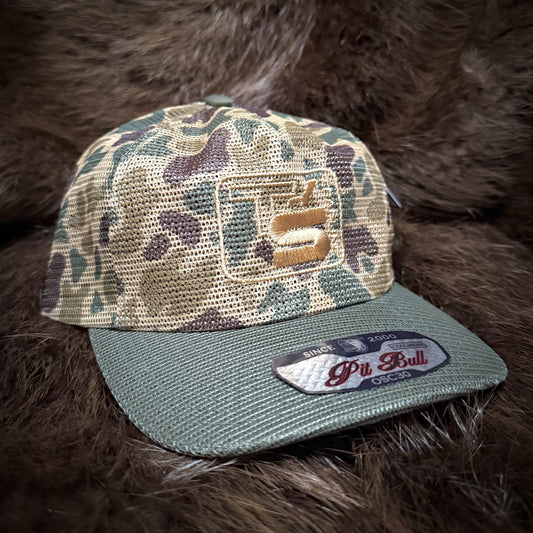 All Mesh Olive Camo Cap