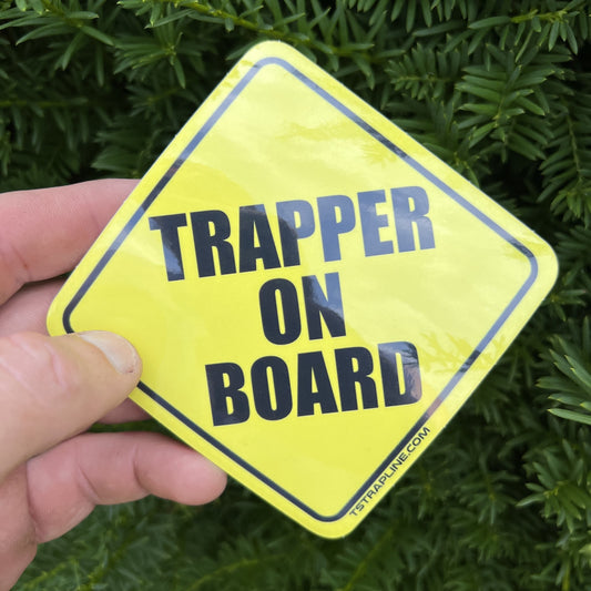 5” Taylee's “TRAPPER ON BOARD” Decal