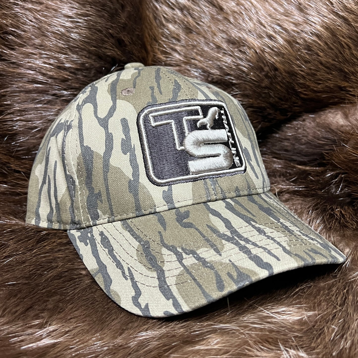 Solid Back Camo w/ 3D Embroidery