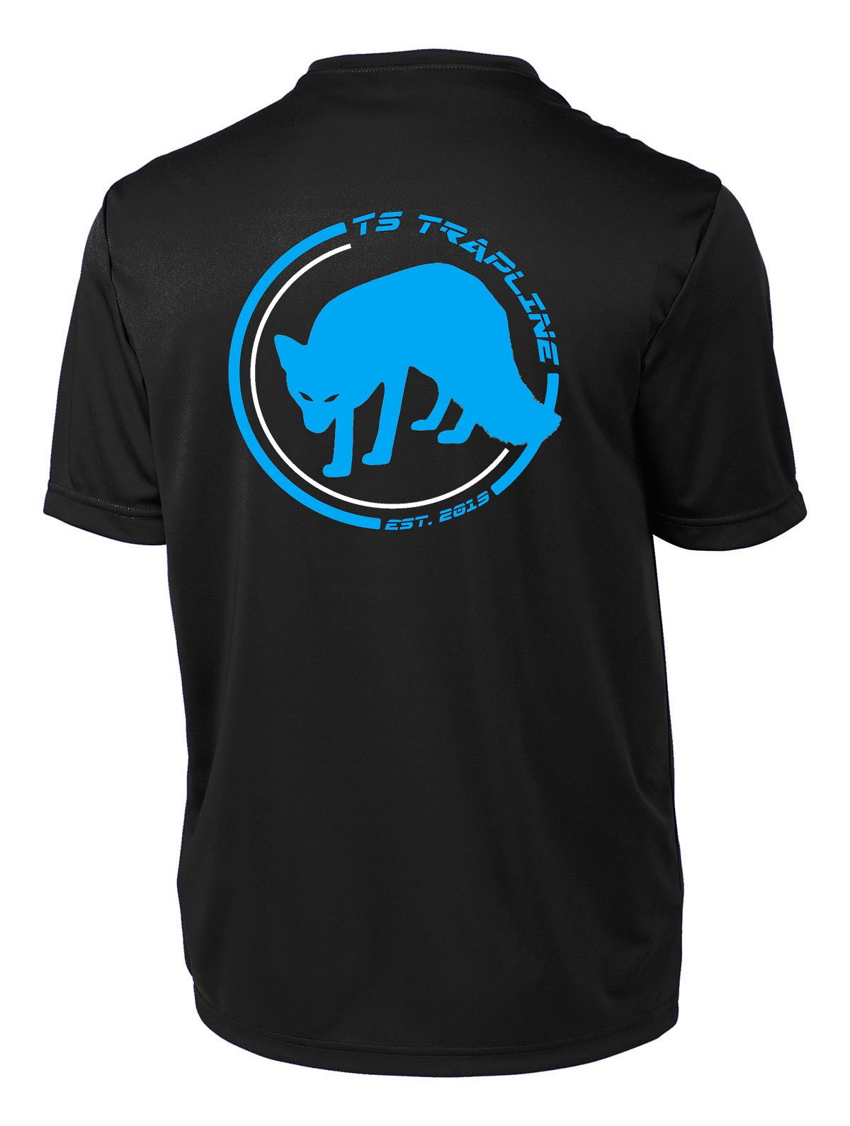 Blue Circle Fox Polyester Athletic T