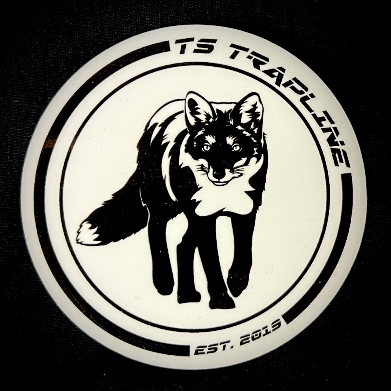 3" Circle Fox Logo Decal